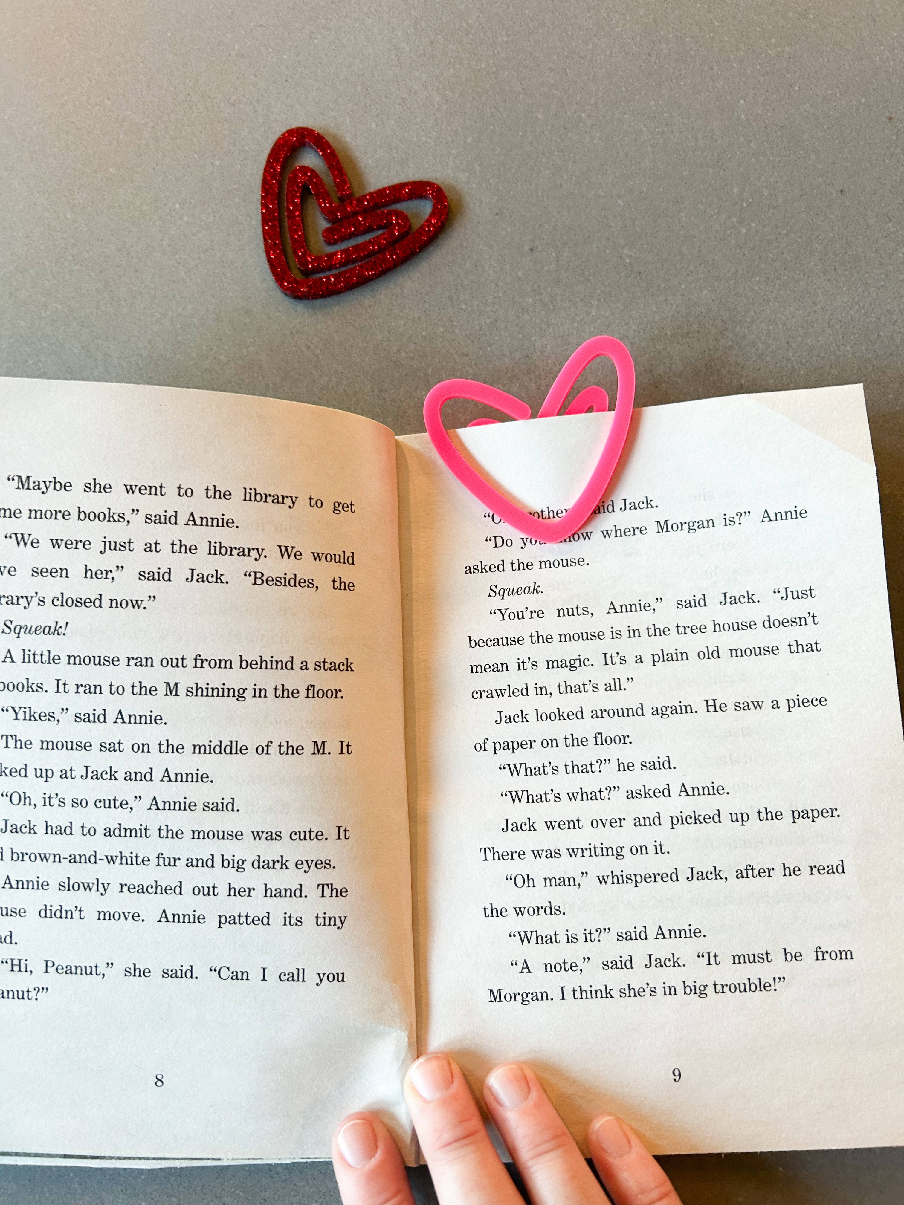 BB’s Shebang- Custom Gifts - Vente Marque-page - Signet de Saint-Valentin en forme de cœur1