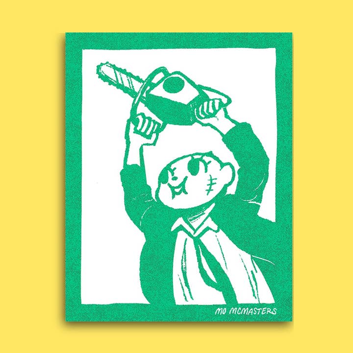 CHAINSAW FRIEND HORROR KEWPIE // STICKER for wholesale by Mo McMasters