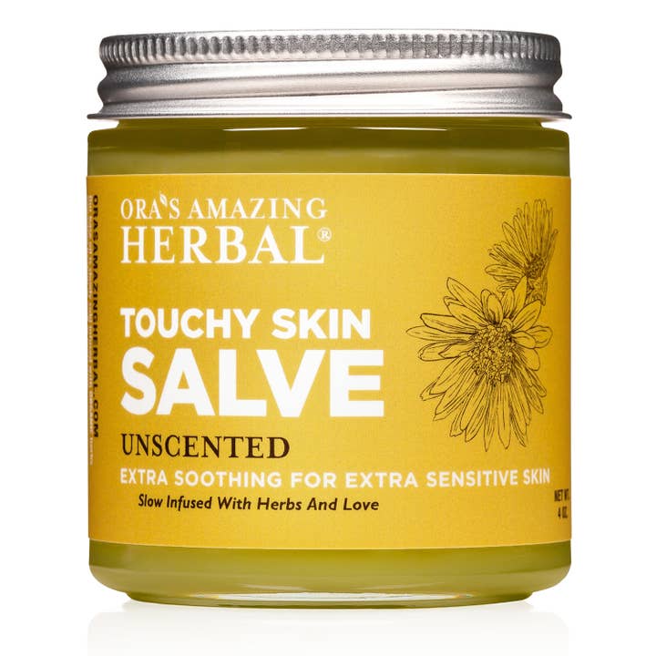 Ora’s Amazing Herbal Natural Skincare – wholesale Läkande salva/balsam/kräm – Touchy Skin Salve, Eksem Cream, 4oz