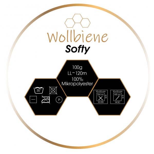 Wollbiene - Wholesale Yarn - wool bee softy chenille wool 100gr super bulky knitting