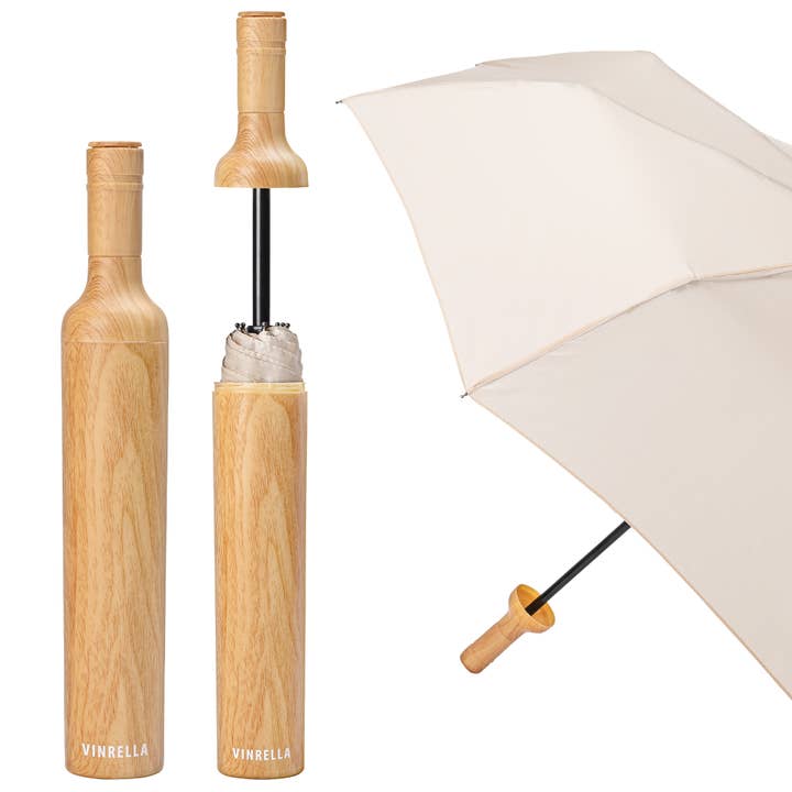 Vinrella - Wholesale Umbrella - Unisex - Wooden Bottle Umbrella