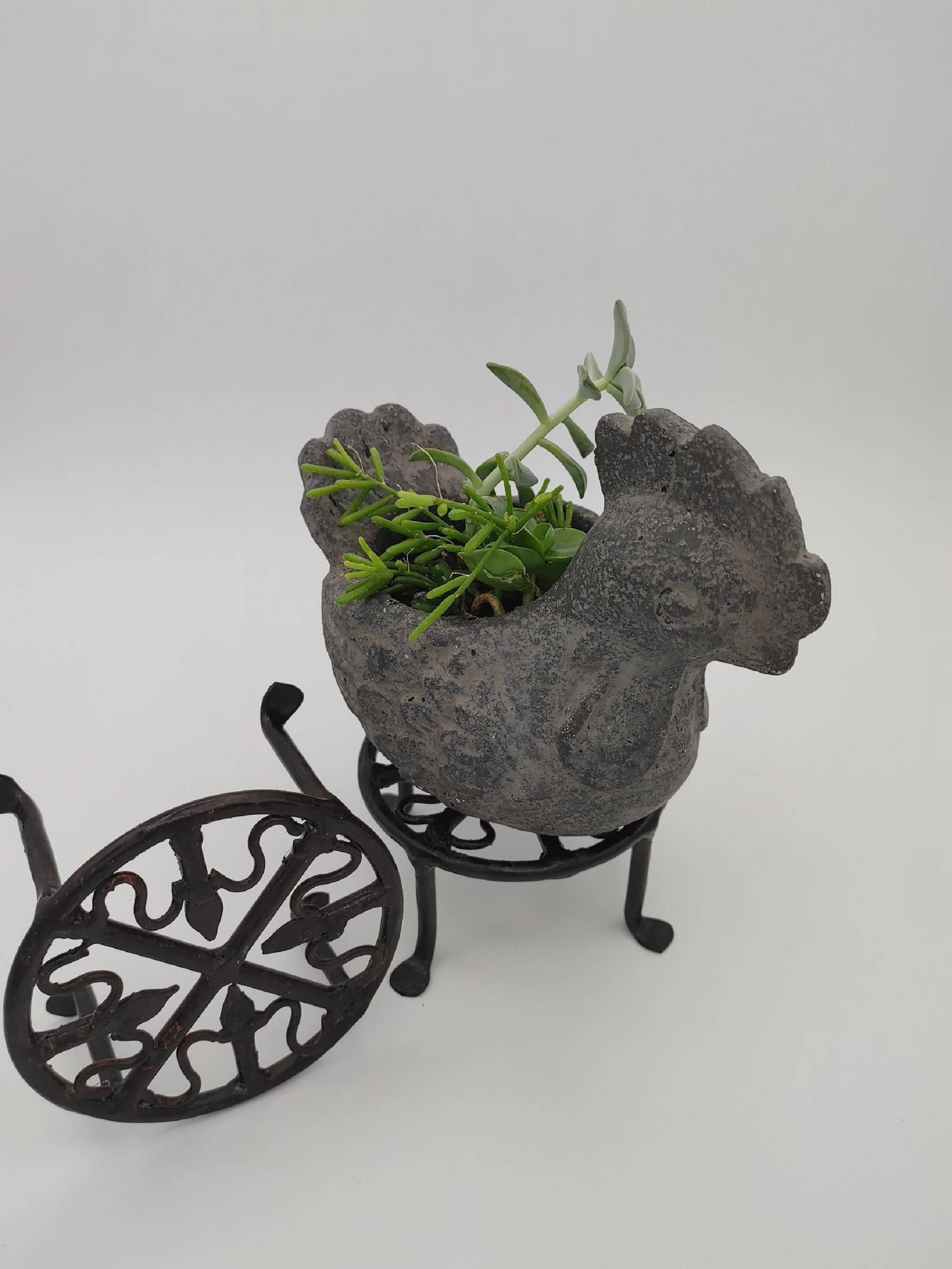 Asia West - Vendita all'ingrosso Portavasi - Supporto per piante rotondo in ferro battuto da 4»10