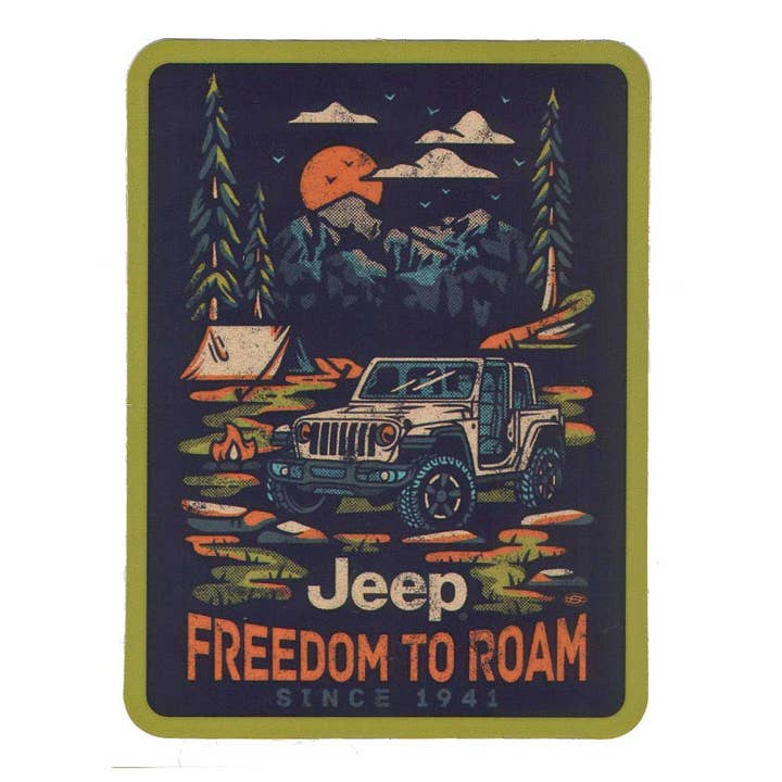 Detroit Shirt Co. - Wholesale Sticker - Sticker - Jeep® Freedom To Roam