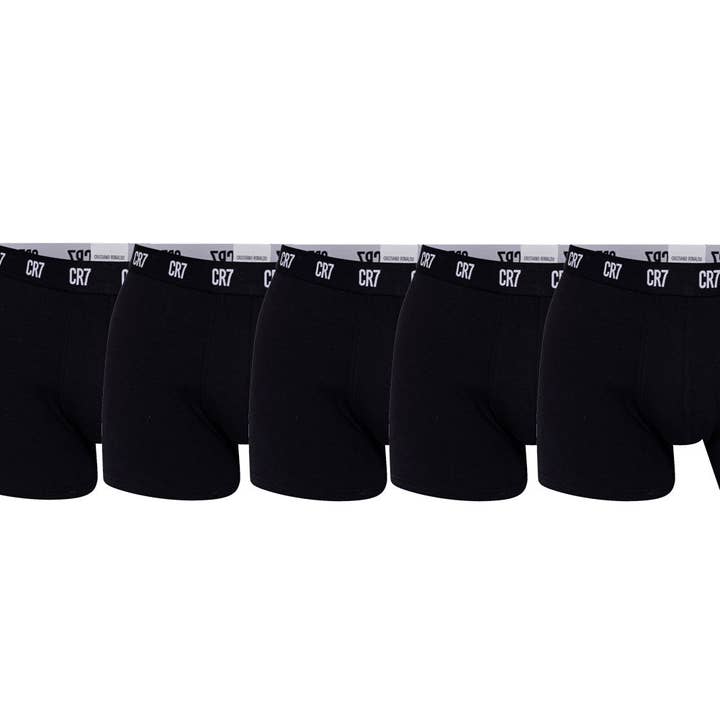 CR7 Underwear - Wholesale Underwear - Men's - CR7-Boxers Men in Organic Cotton - PACK of 5 units. with travel bag offer1