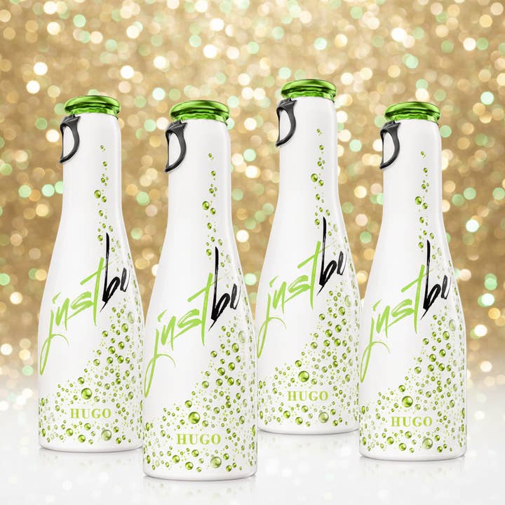 Justbe modern wine drinks - Wholesale Gift Bag Set/Pack - JustBe Hugo - gift set of 4 in white1