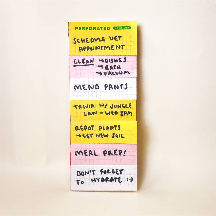 Gingergold - Wholesale Notepad - Perforated To Do List2