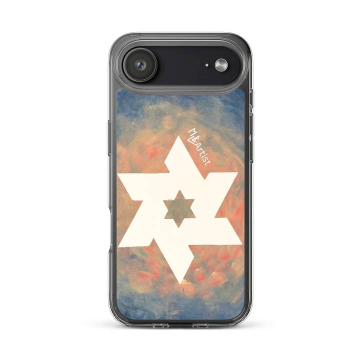 White Star Of David Clear Case for iPhone® for wholesale by MLB Artist