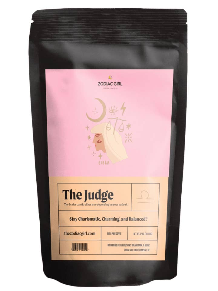 Libra: The Judge for wholesale by Zodiac Girl Coffee Comapny