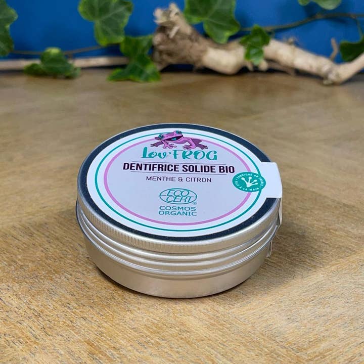 Novela Global - Wholesale Toothpaste - Lov'frog 100% natural mint & lemon solid toothpaste3