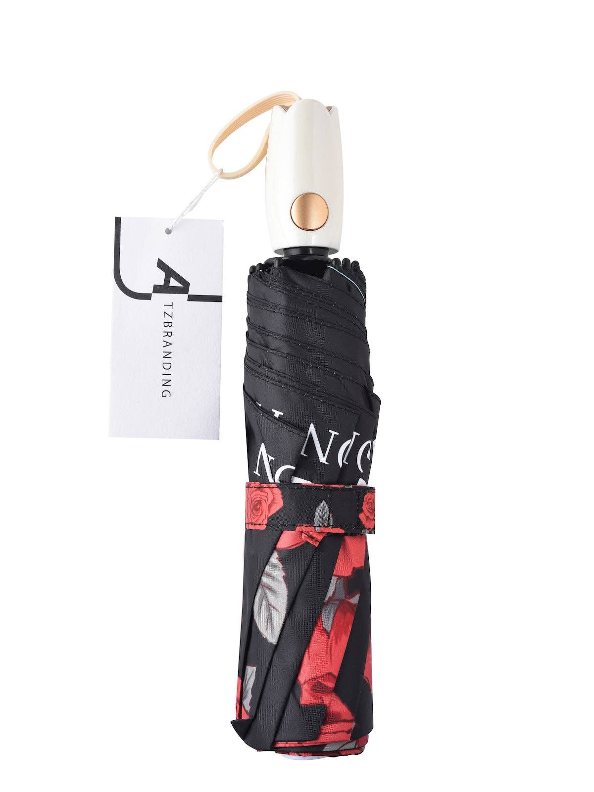 Funkyrel® Atzbranding Limited - Wholesale Umbrella - Women's - Rano – Blossoms on the Road Folding Umbrella9