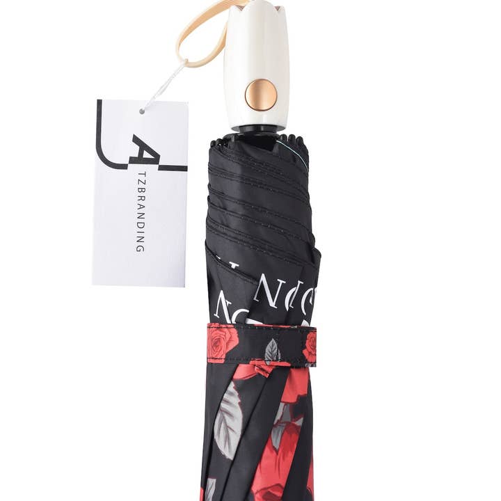 Funkyrel® Atzbranding Limited - Wholesale Umbrella - Women's - Rano – Blossoms on the Road Folding Umbrella9