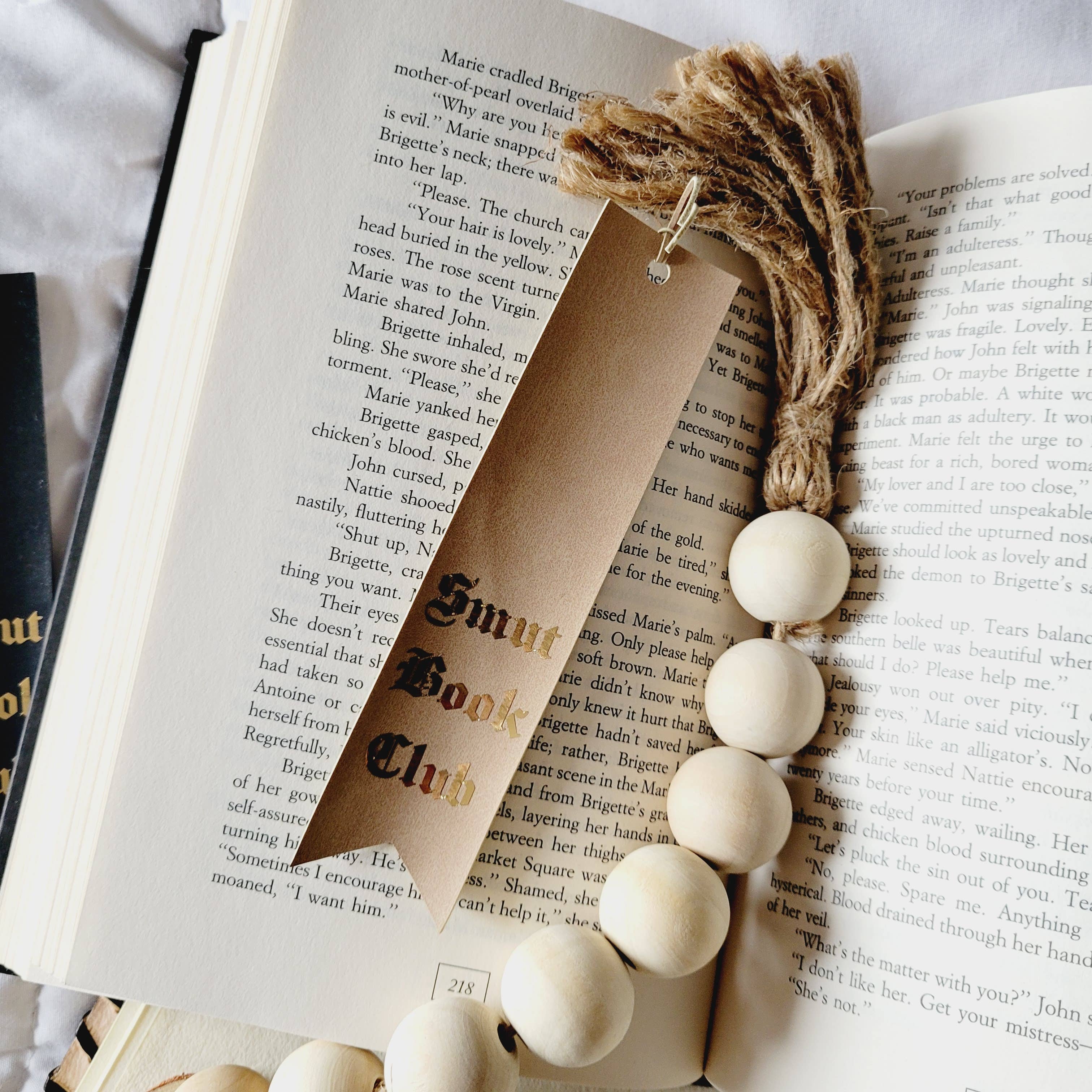 Bookish Heaux - Wholesale Bookmark - Smut Book Club Faux Suede Bookmark4