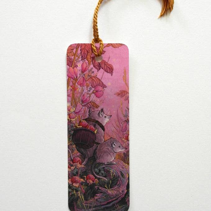 Nimasprout - Wholesale Bookmark - Berry Harvesters - Bookmark with Tassel