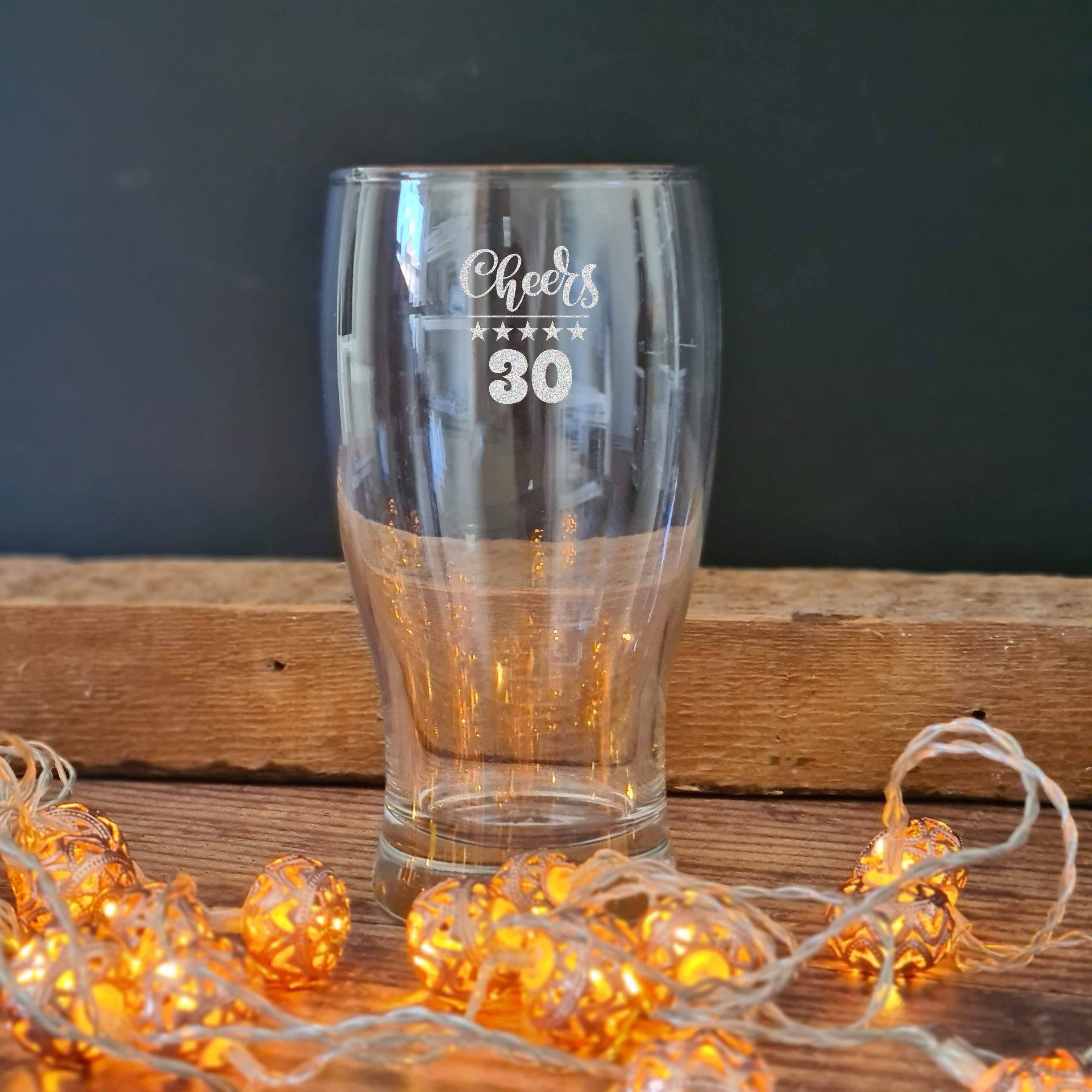 Afewhometruths – wholesale Beer glass/mug – 30th Birthday Gift Pint Glass2
