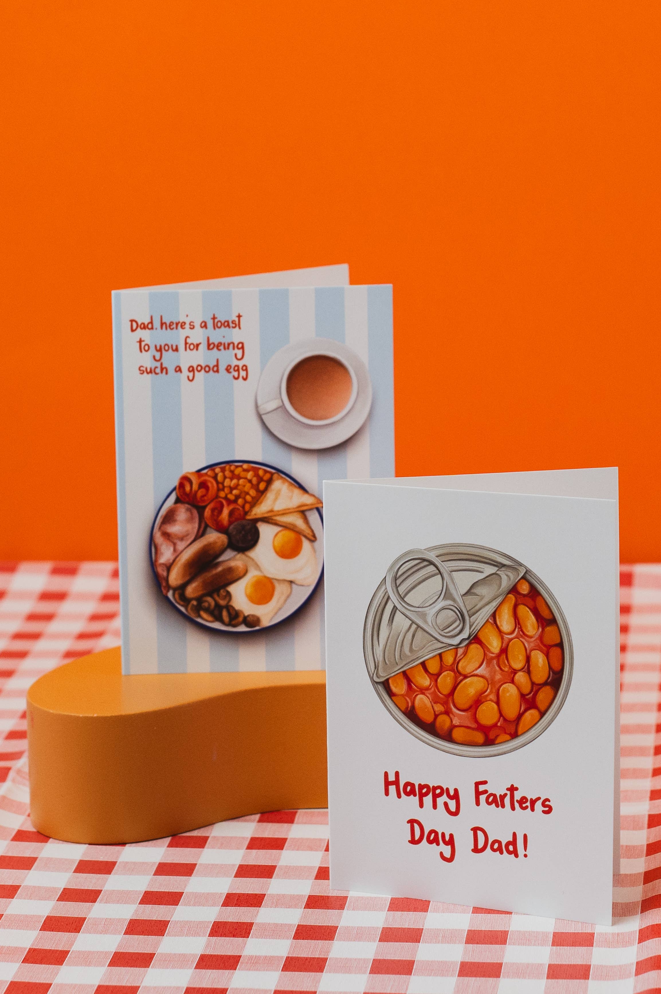 Katie Tinkler illustration – Engroshandel Farsdagskort – Glædelig Fars Dag Far - Sjov Bagt Bønne Fars Dags Kort1