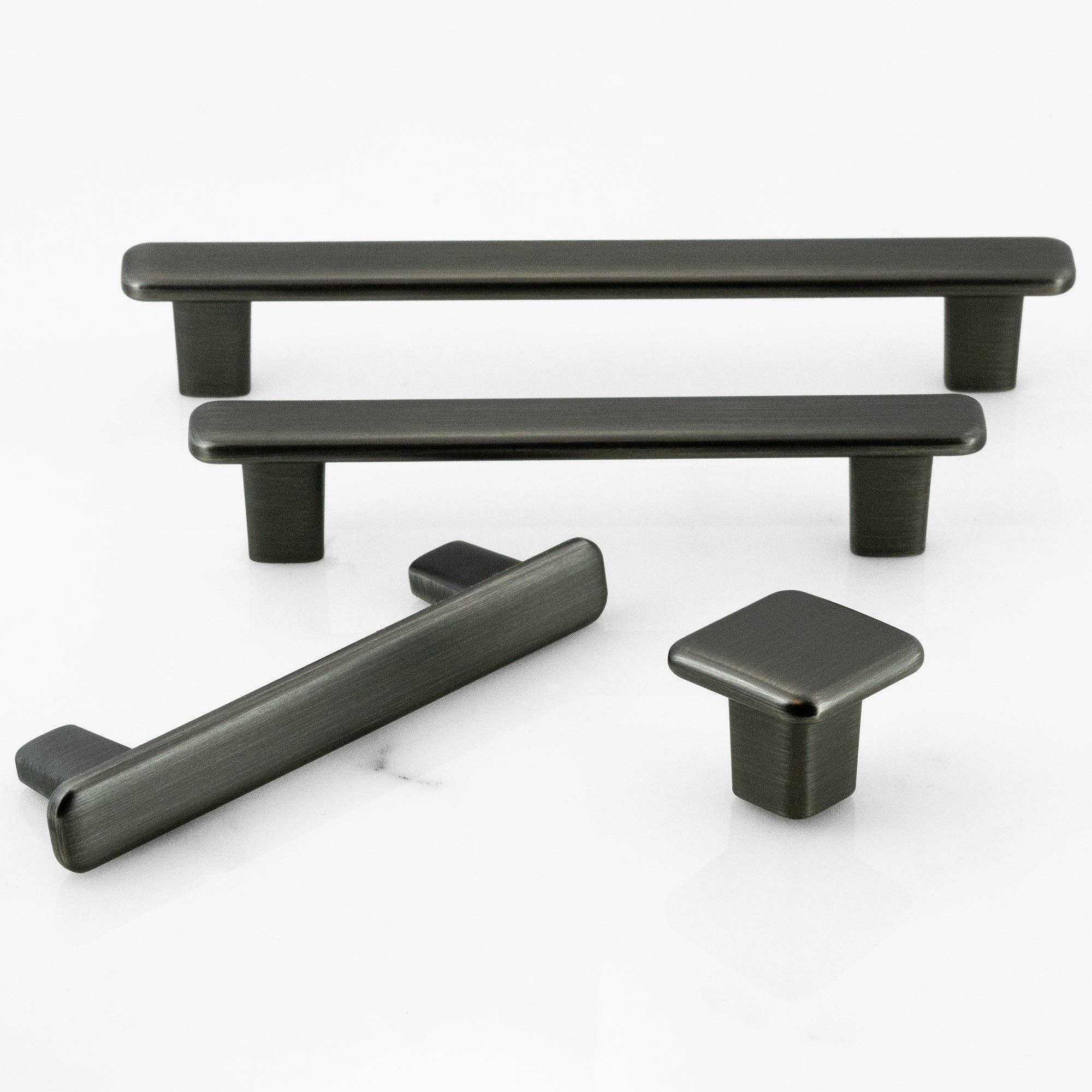 Island Universe Hardware Inc. - Venta al por mayor Pomos/tiradores - Tirador de Barra Plana con Borde Curvo Moderno2