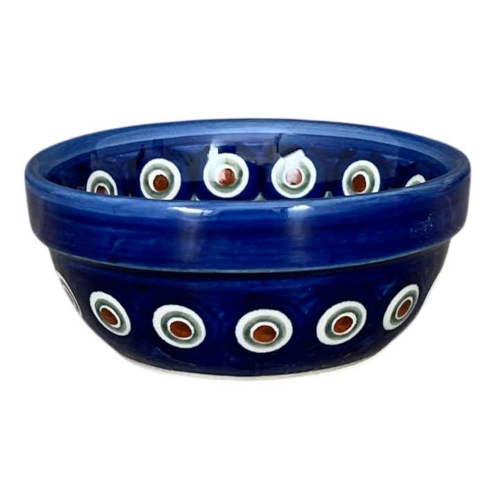Bol, Rond, 4,25" en "Paon" par Andy | NDA84-43 pour la vente par Polish Pottery Outlet