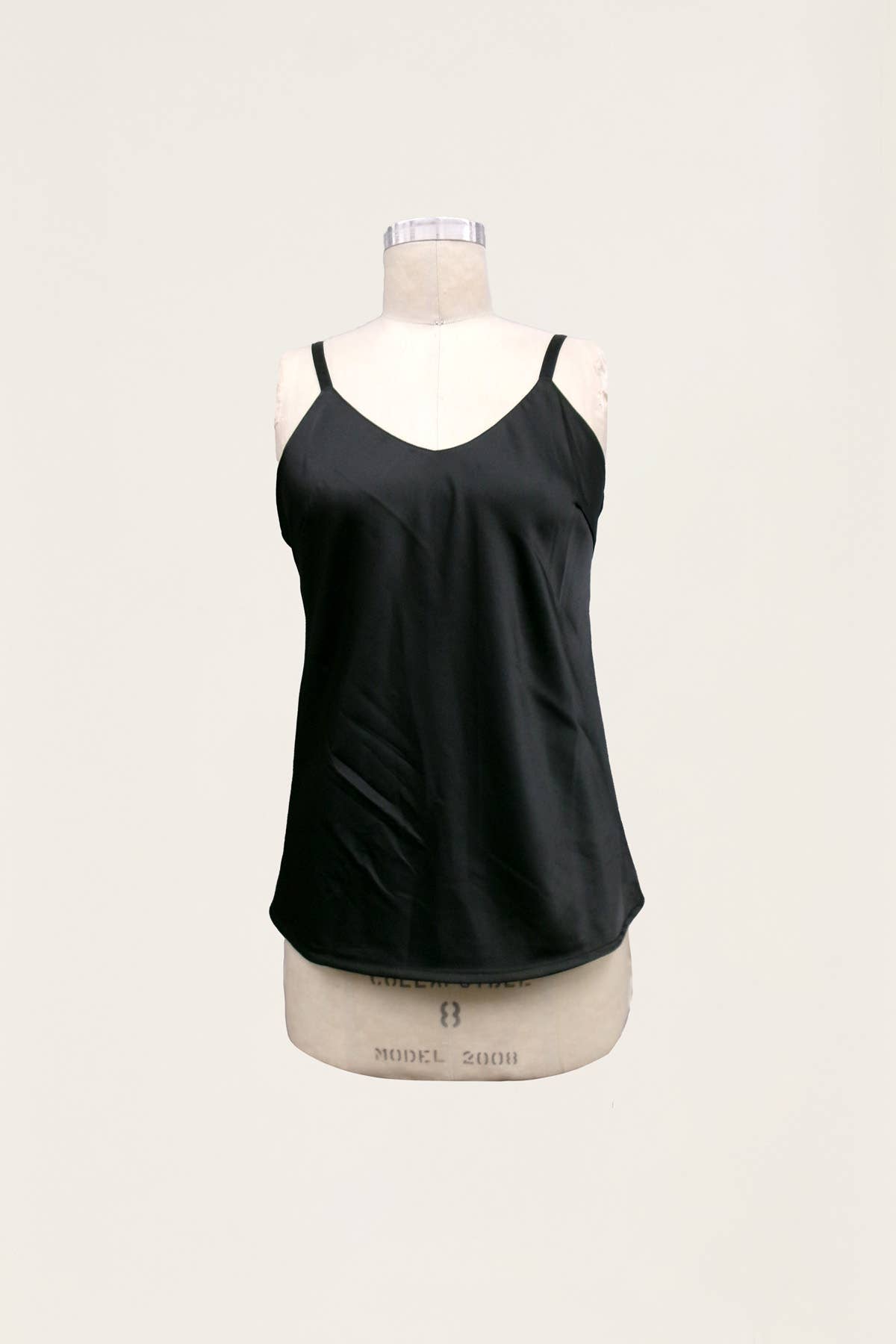 Paparazzi - Vendita all'ingrosso Canotta - Donna - 5744-MAT Canotta Reversibile in Raso da Stampa a Tinta Unita17