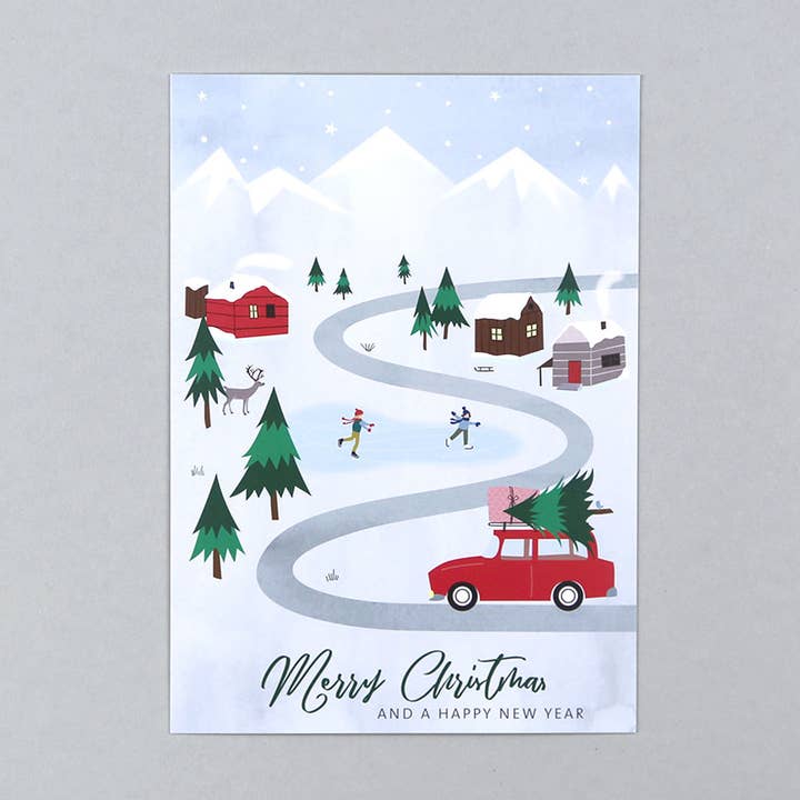 Carte postale Christmas Chris pour la vente par Kunst an Papier