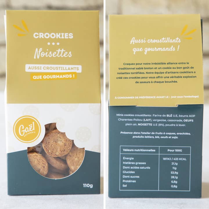 Gael Pâtisserie - Venta al por mayor Galletas - GALLETAS | DISCOVERY BOX «Minis Cookies - CROOKIES»