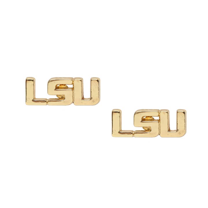 LSU Tigers Logo Stud Earrings for wholesale by Emerson Street Clothing Co Collegiate Shop