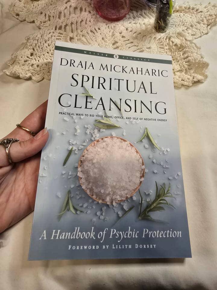 Pre-Order Spiritual Cleansing by Draja Mickaharic for wholesale by Chaotic Crystal Chick Co.
