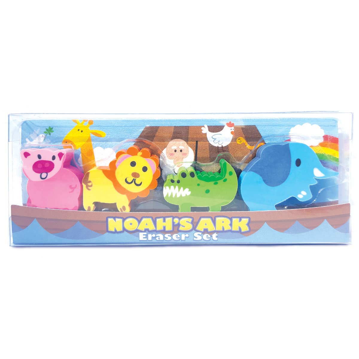 The Piggy Story – Großhandel Radiergummi – Kinder – Radiergummi-Set Arche Noah mit 4 verschiedenen Motiven2
