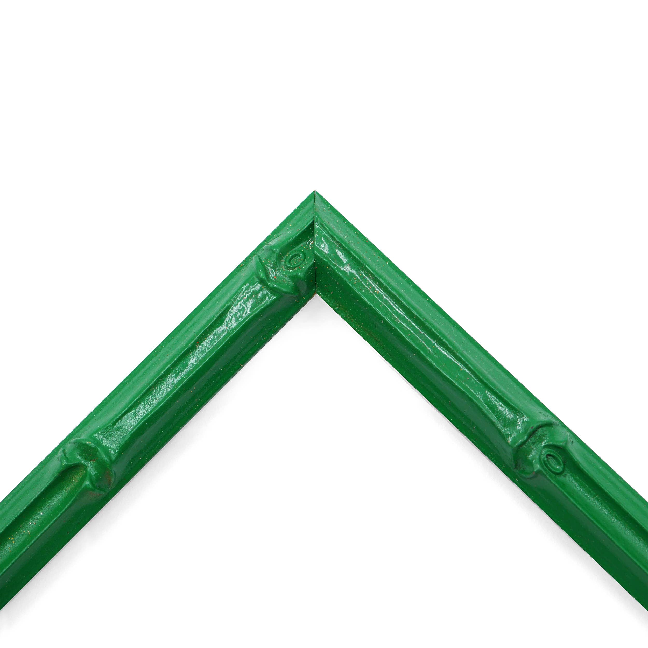 Hand Painted Green Bamboo Picture Frame for wholesale on Faire1