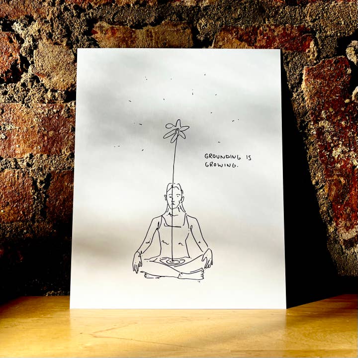 Tara Rook Studios – wholesale Konsttryck – Jordning växer, Konsttryck