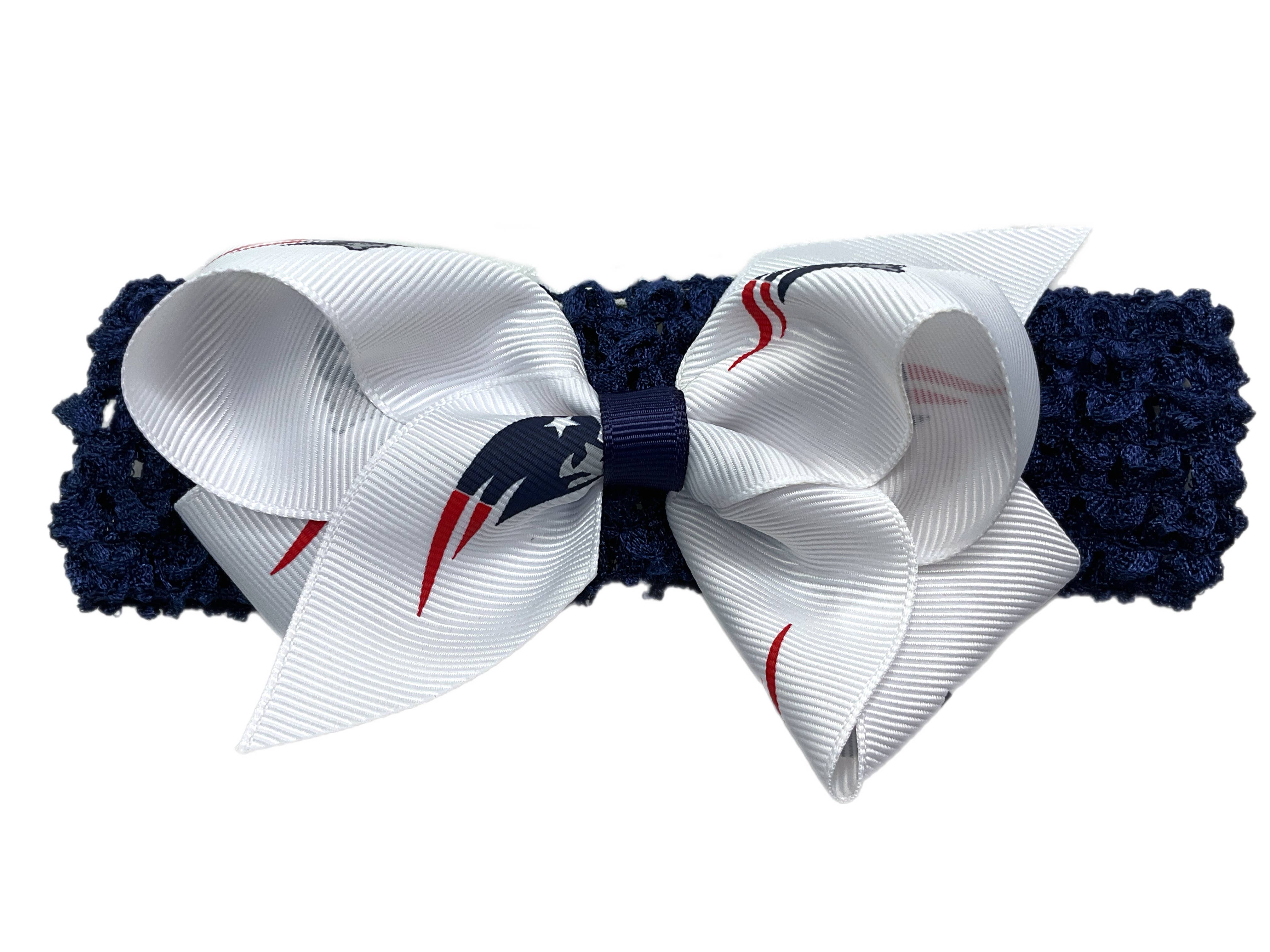 USA Licensed Bows and Accessories – wholesale Fashion headband – women's – Crochet Headband W/ Junior Bow #2651