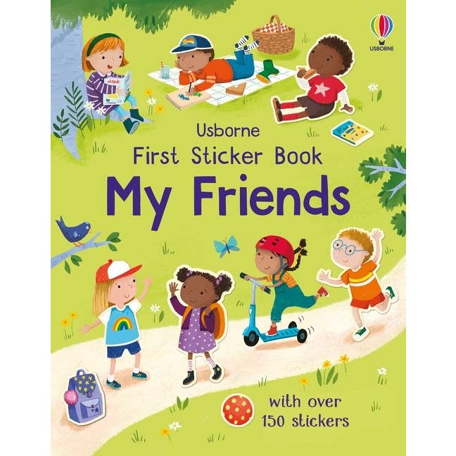 First Sticker Book My Friends : Usborne for wholesale by HarperCollins