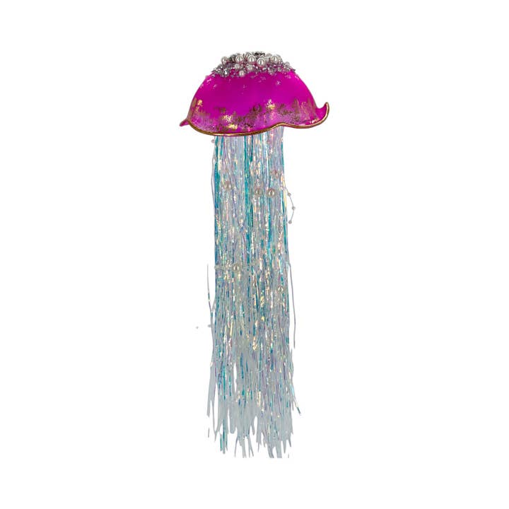 13in Purple Jellyfish Orn for wholesale by December Diamonds
