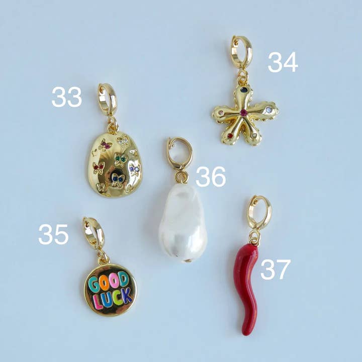 Curated By Suarez - Wholesale Individual Charm/Pendant - Symbolic Clip Charm - Charms with Hinged Clasp3