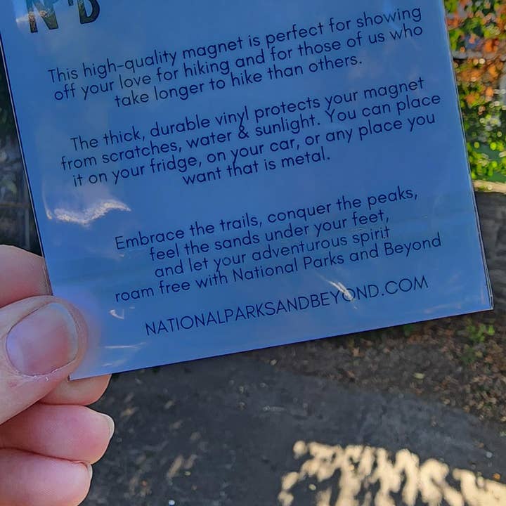 National Parks and Beyond - Wholesale Magnet - Don't Use Friends as Bear Bait 3" Magnet1