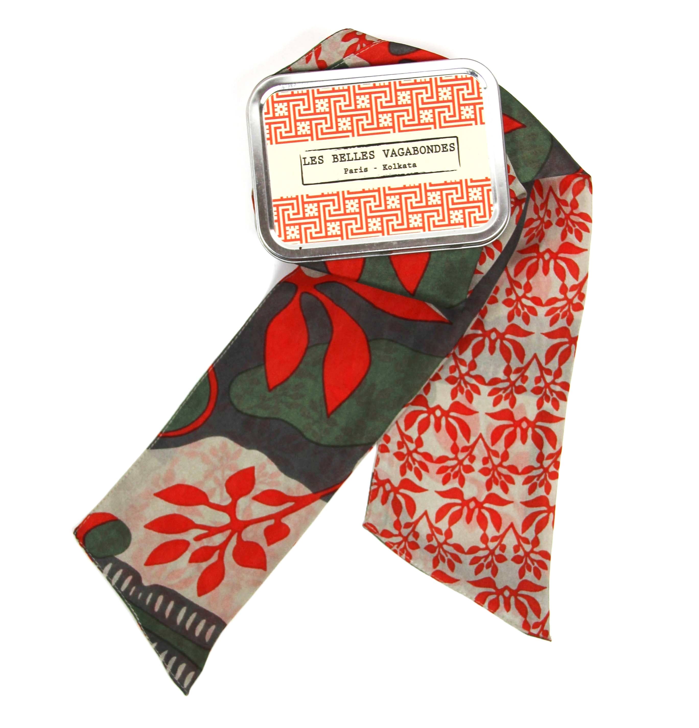 Les Belles Vagabondes - Venta al por mayor Pañuelo para la cabeza - Mujer - Banda Ivy Ladrillo0