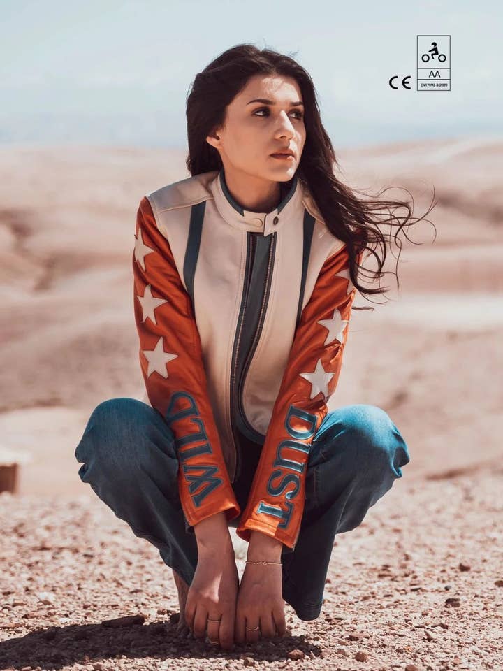 STARS & STRIPES JACKET - BRICK for wholesale by WILDUST