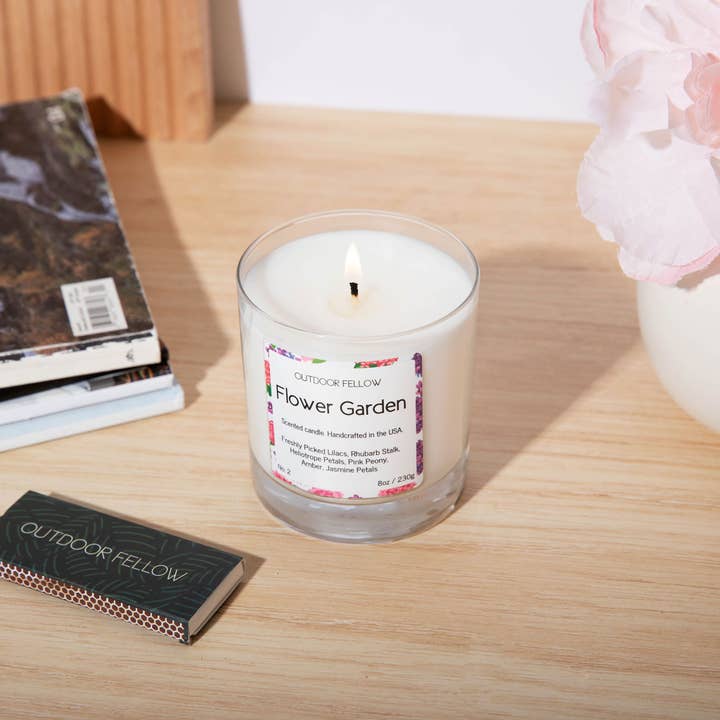 Outdoor Fellow - Wholesale Jar/Filled Candle - Flower Garden Scented Candle5
