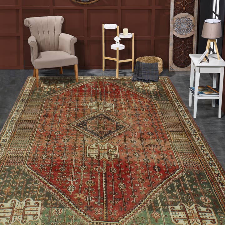 Noori Rug - Wholesale Area Rug - Semi-Antique Jerry Rust Rug5