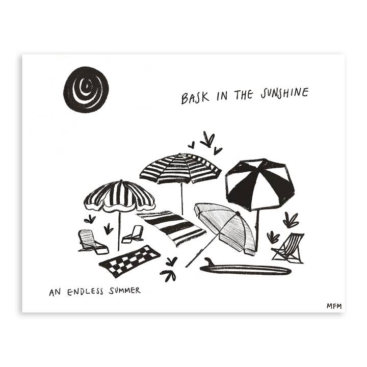 MFMDESIGNS – wholesale Art print – BASK IN THE SUNSHINE3