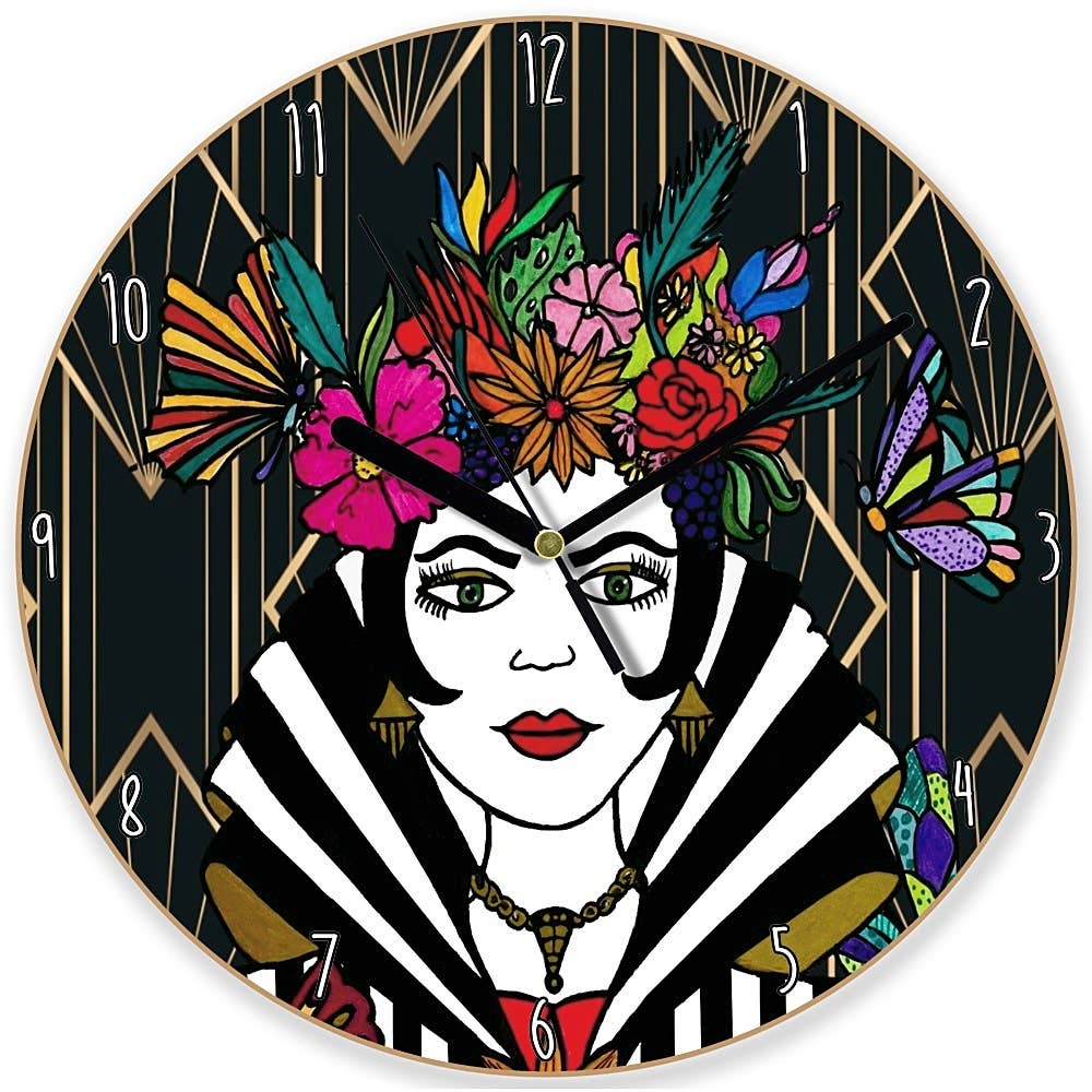 FunkyAdi - Wholesale Wall Clock - Printed Wooden Clocks1