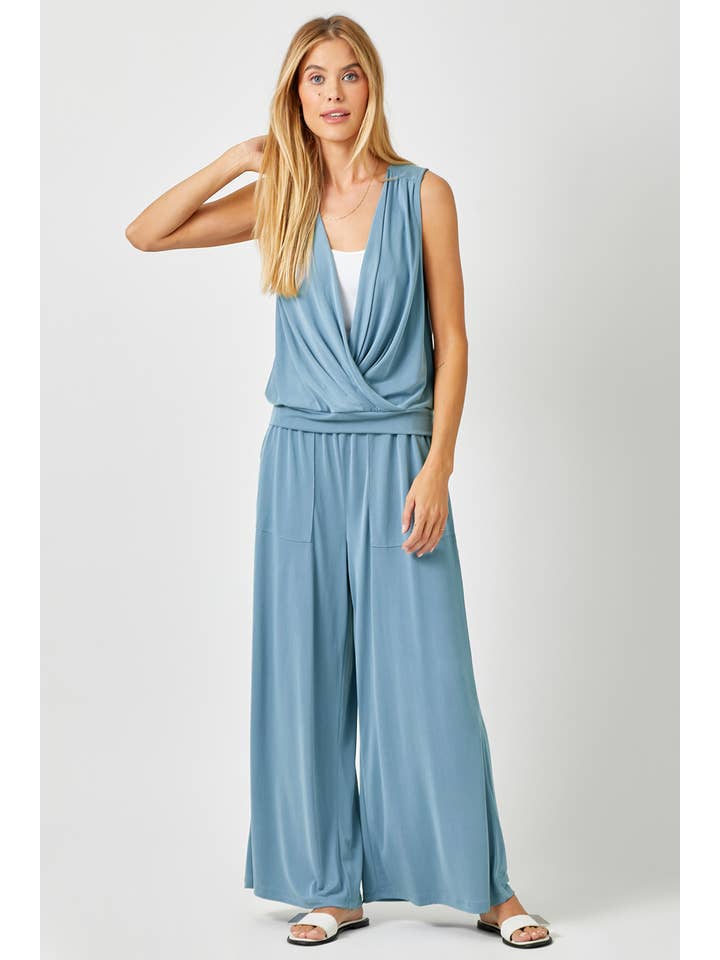 Mystree - Wholesale Blouse - Women's - 60608 Modal Plunging Neck Top4