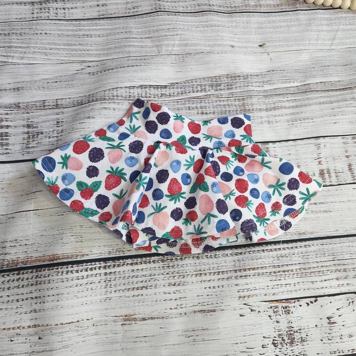 Bummie con gonna a frutti di bosco misti per la vendita all'ingrosso da parte di Adorable Matches