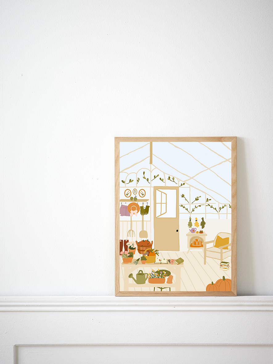 LE PAPIER GRAPHIQUE - Wholesale Everyday Greeting Card - Le Refuge (The Refuge) - Simple menu2