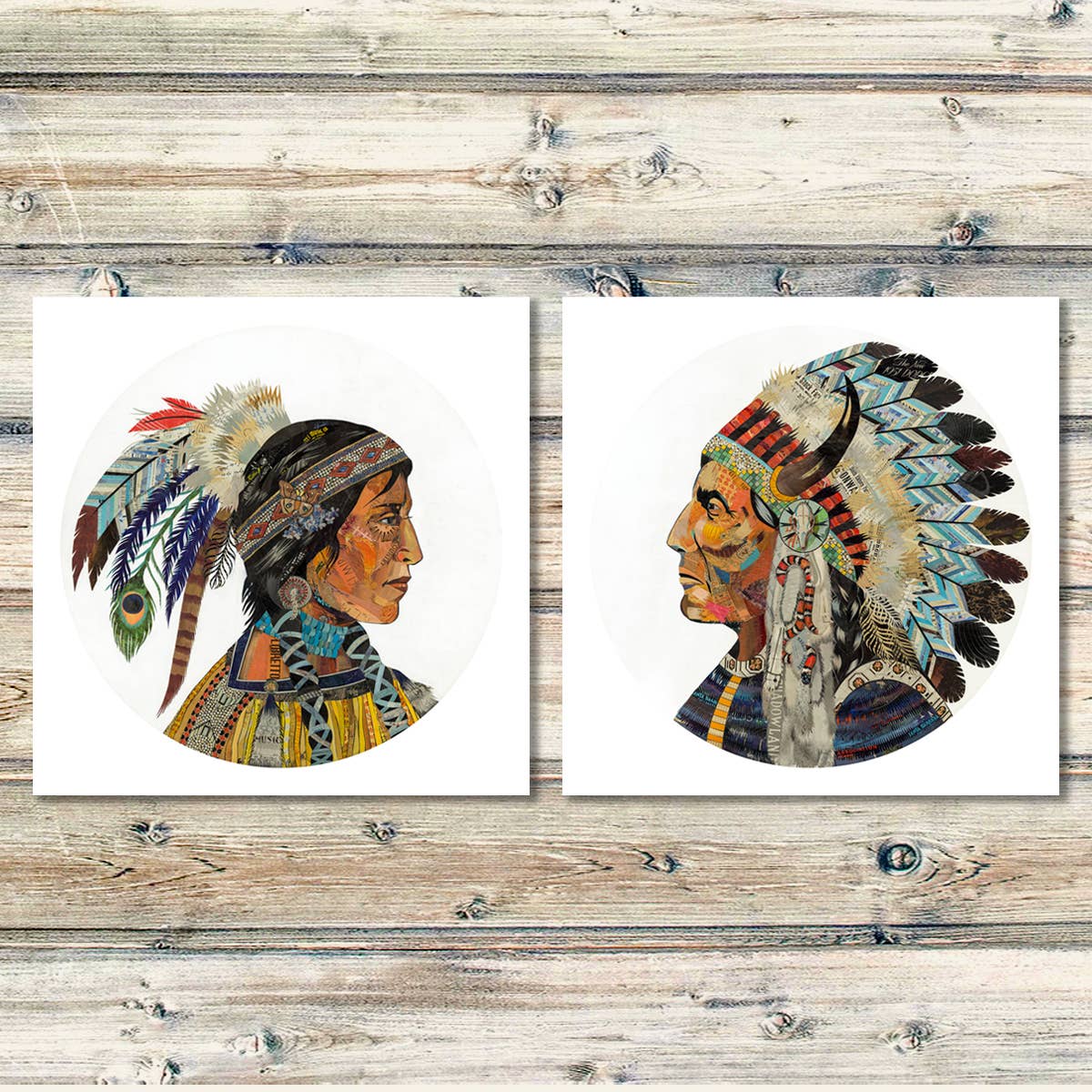 Dolan Geiman - Wholesale Art Print - Art Print | Native American Art | WISDOM + COURAGE (CHIEF)1