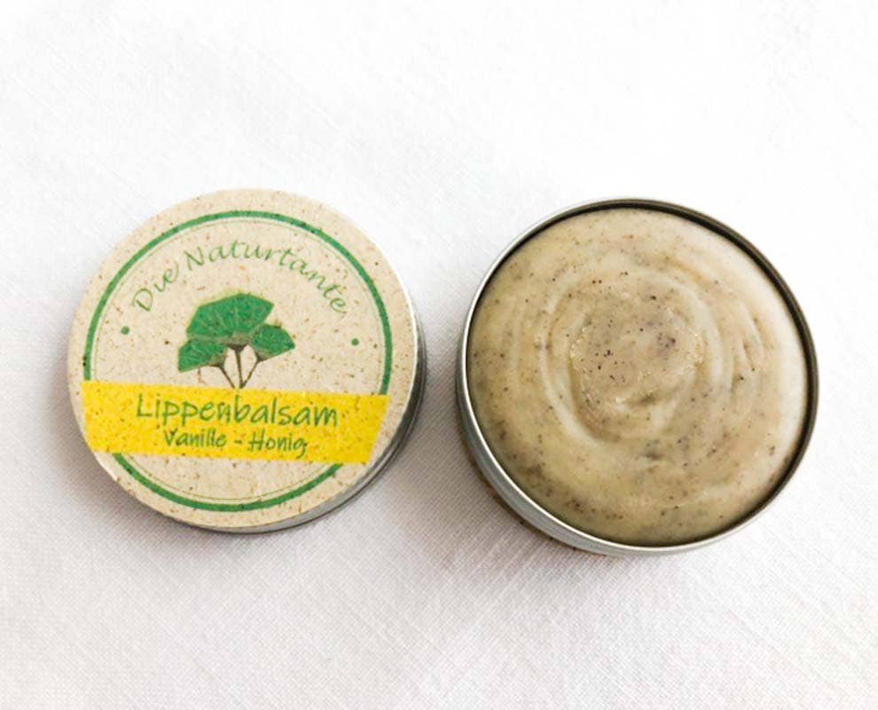 Die Naturtante Naturkosmetik - Wholesale Lip Balm - lip balm vanilla-honey1