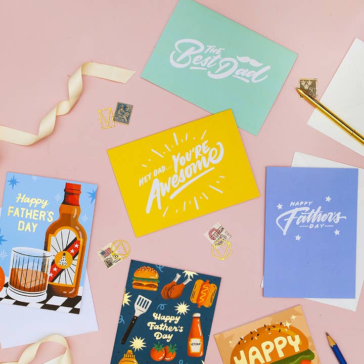 Ricicle Cards - Vente Carte pour la fête des Pères - Carte de fête des pères – Bonne fête des pères pour lui1