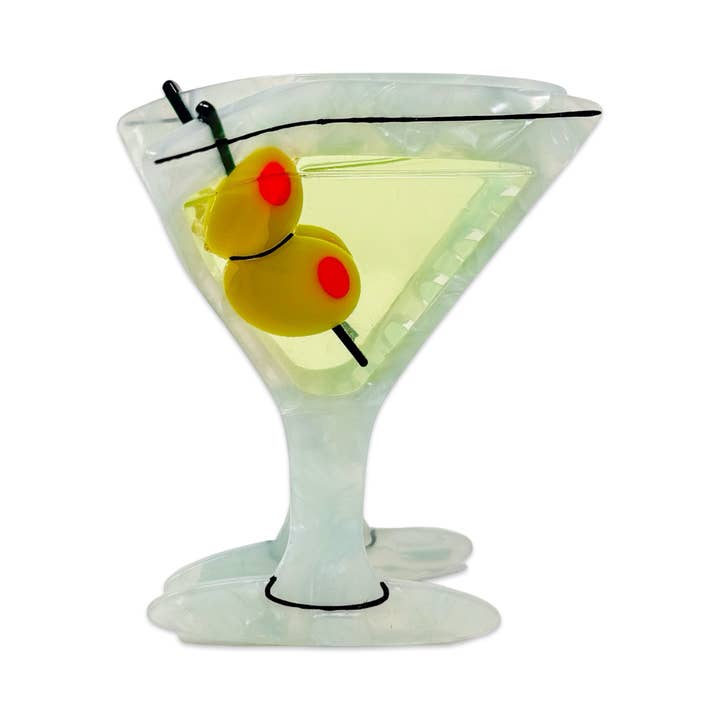 Jenny Lemons - Wholesale Hair Clip - Women's - Large Martini Hair Claw Clip