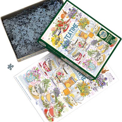 Cheatwell Games – wholesale Puzzle – Adult – Tea Time 1000 Piece Jigsaw Puzzle + Poster2