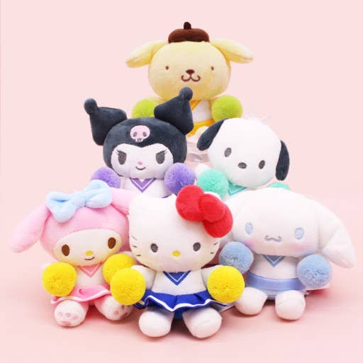 K-Wonderland - Wholesale Stuffed/Plush Toy - Kids & Baby - Limited Sanrio Cheerleader Plushies, Key Chain1