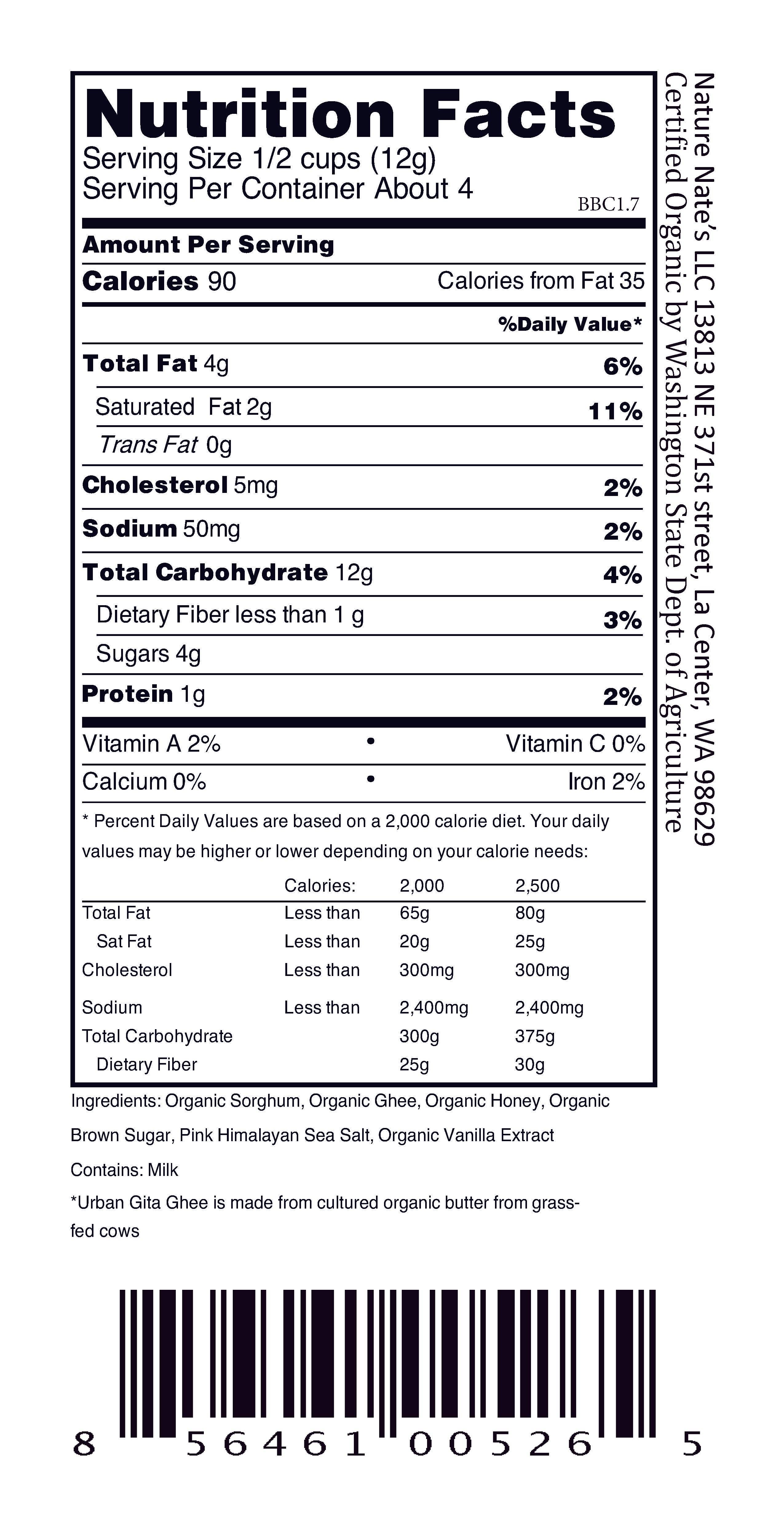 Nature Nate's LLC - Wholesale Popcorn - Organic Popped Sorghum Brown Butter Caramel6